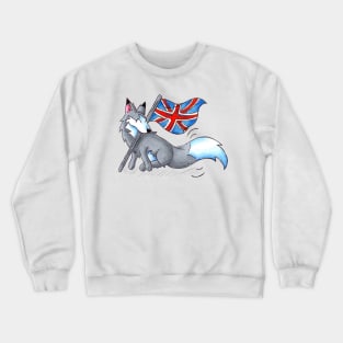 Flag Flying Wolf (UK) Crewneck Sweatshirt